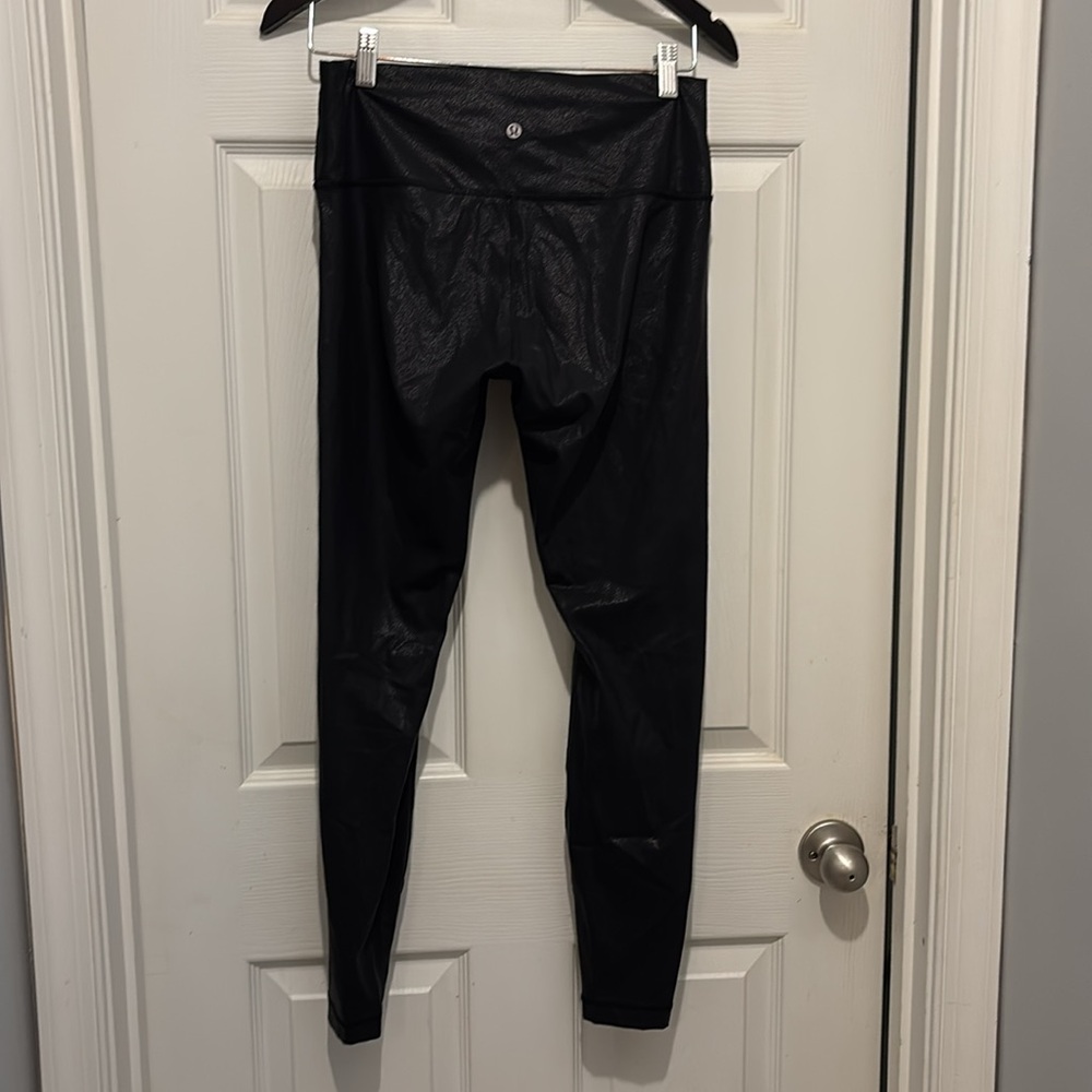 Lululemon Wunder under high rise foil leggings - Picture 4 of 5